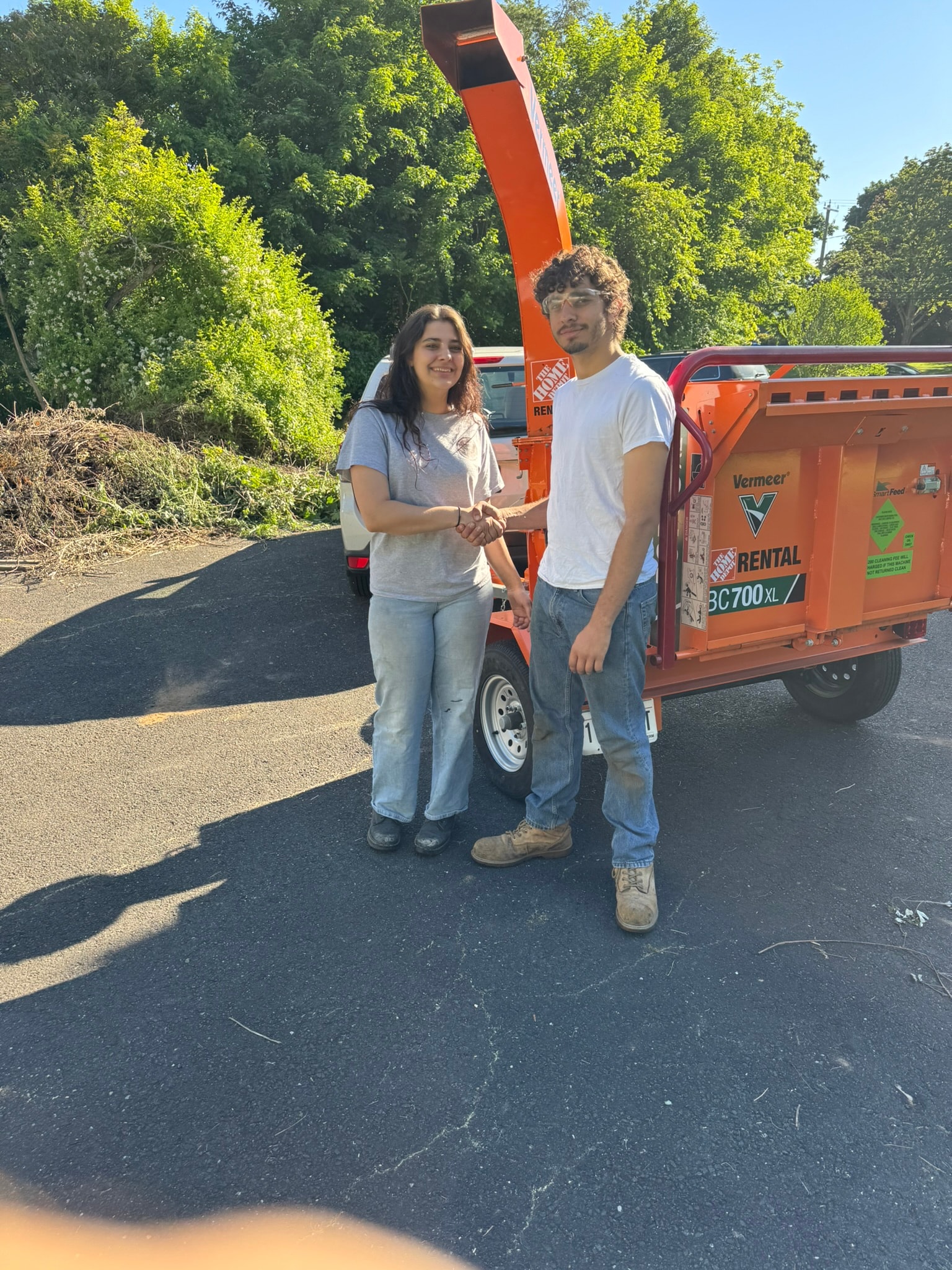 Wood Chipper Operation